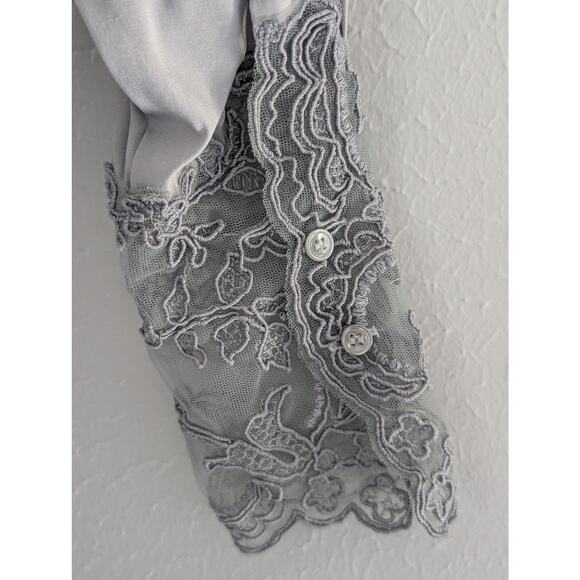 Ermanno Scervino Gray and Black Blouse - Picture 7 of 12